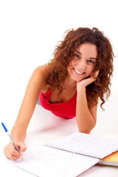 Girl studying — Stock Photo, Image