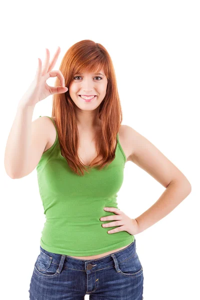 Redhead Woman — Stock Photo, Image