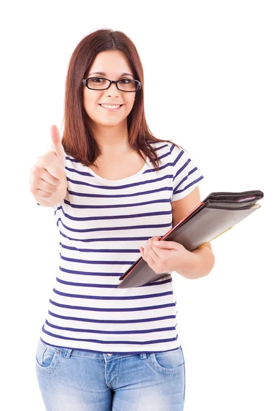 Glücklicher Student — Stockfoto