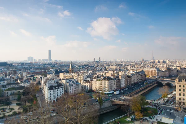 Blick von Notre Dame von Paris — Stockfoto