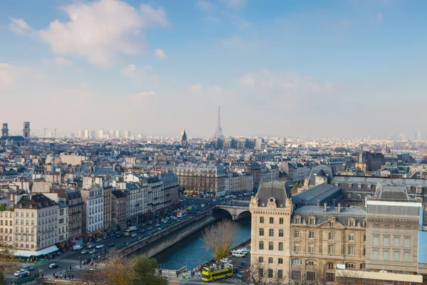 View from Notre Dame of Paris — Stock Photo, Image