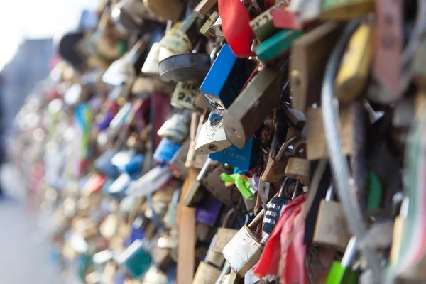 Love locks — Stock Photo, Image