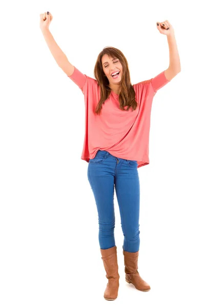 Mujer feliz — Foto de Stock