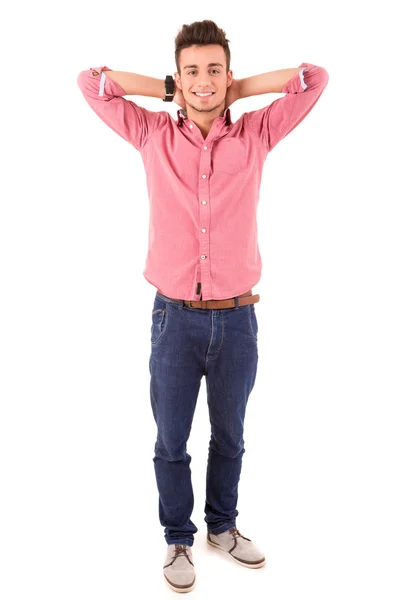 Young handsome man posing — Stock Photo, Image