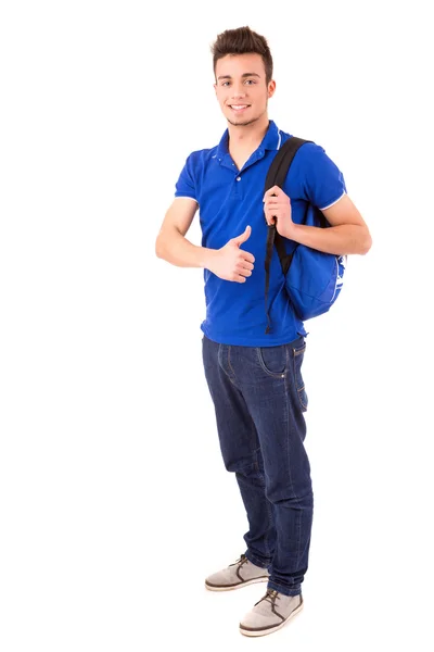 Young happy student — Stock Photo, Image