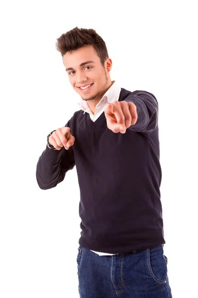 Young student expressing positivity — Stock Photo, Image