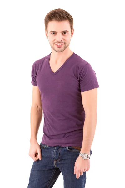 Young handsome man posing — Stock Photo, Image