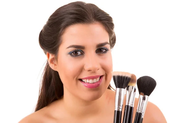 Artista de maquillaje — Foto de Stock