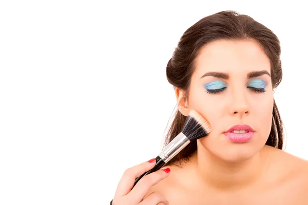 Make-up kunstenaar — Stockfoto