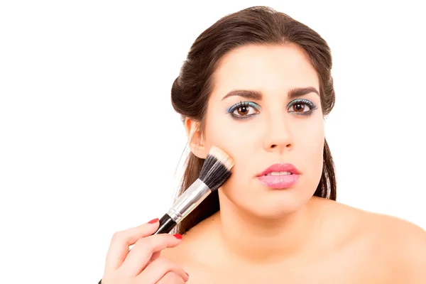 Make-up kunstenaar — Stockfoto