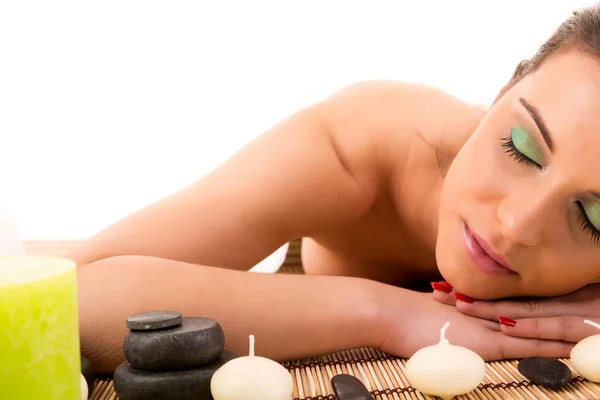 Woman in Spa — Stock Photo, Image