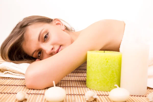 Woman in Spa — Stock Photo, Image