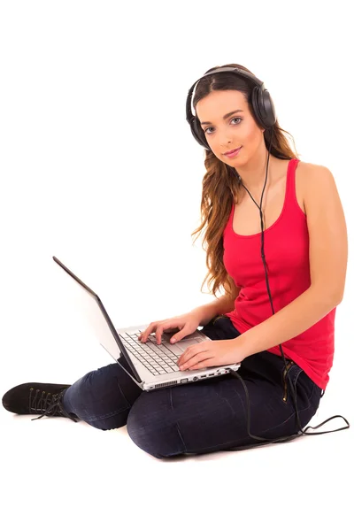 Girl studying — Stock Photo, Image