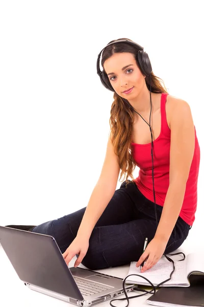 Girl studying — Stock Photo, Image