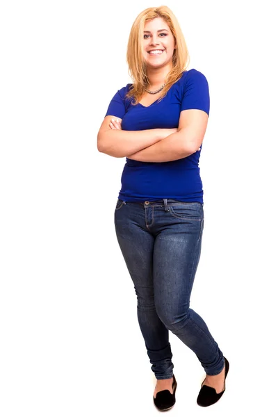 Übergewichtige Frau — Stockfoto
