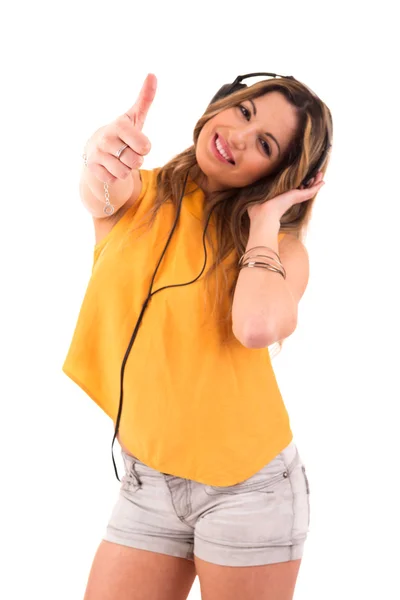 Mulher feliz — Fotografia de Stock