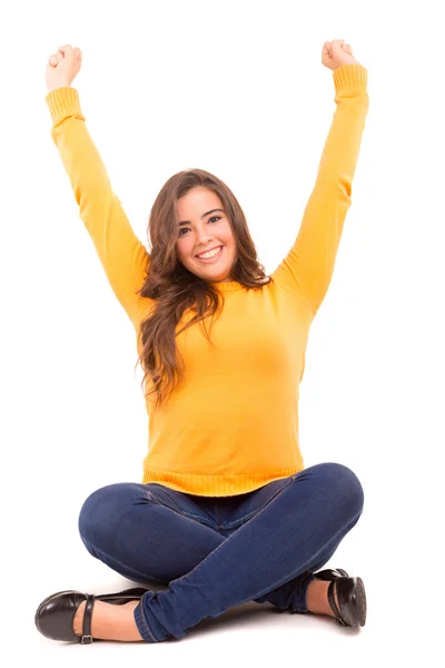 Gelukkige vrouw — Stockfoto