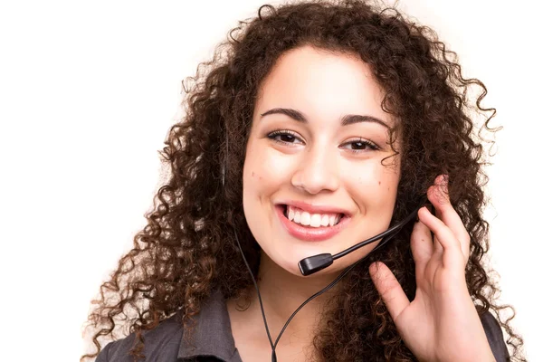 Operador telefónico — Foto de Stock