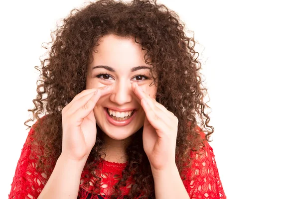 Mujer feliz — Foto de Stock