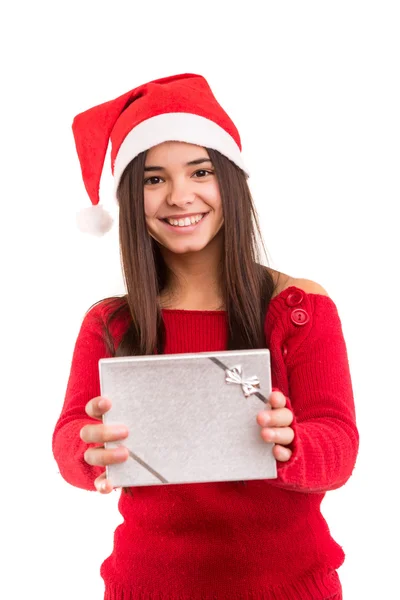 Santa Claus Woman — Stock Photo, Image