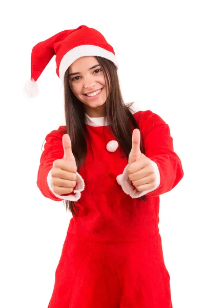 Santa Claus Woman — Stock Photo, Image