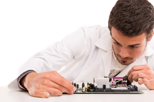 Tecnico al lavoro — Foto Stock