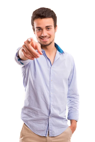 Man pointing — Stock Photo, Image