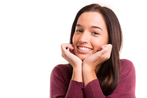 Mujer teniendo idea — Foto de Stock