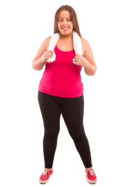 büyük kadın egzersiz