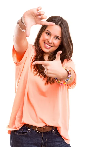 Retrato de mulher — Fotografia de Stock