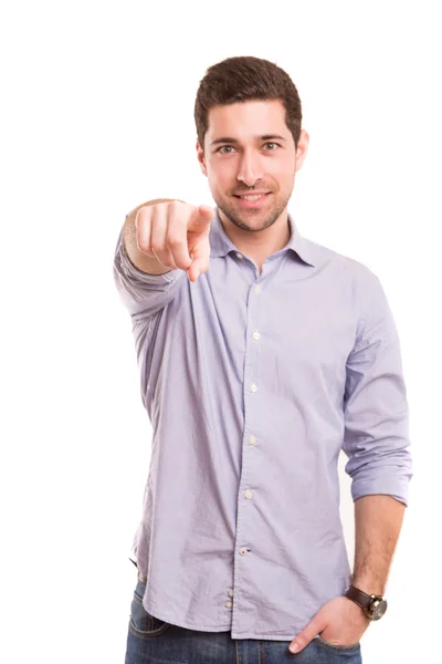 Man pointing — Stock Photo, Image