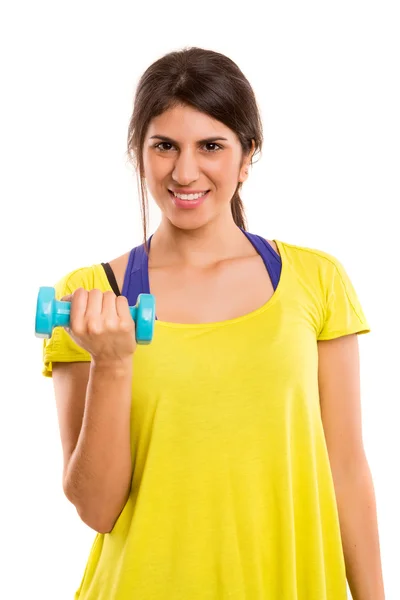 Woman exercising — Stock Photo, Image