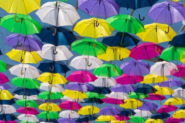 gökyüzü boyama şemsiye