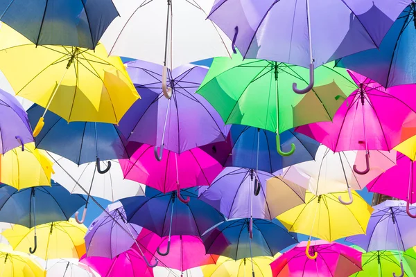 Paraguas para colorear el cielo — Foto de Stock
