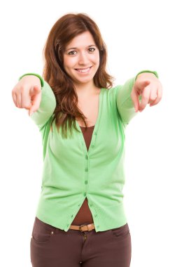 İşaret eden Kadın