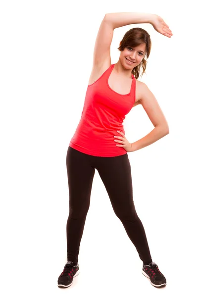 Mujer haciendo ejercicio — Foto de Stock