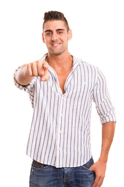 Man pointing — Stock Photo, Image