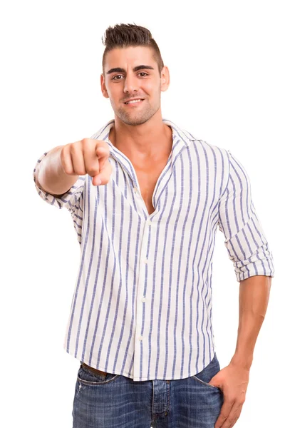 Man pointing — Stock Photo, Image