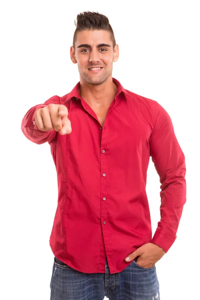 Man pointing — Stock Photo, Image