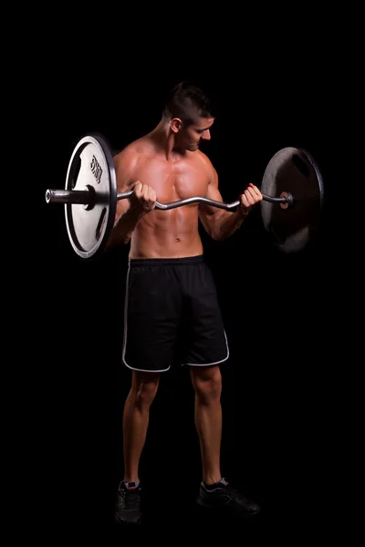 Hombre haciendo ejercicio — Foto de Stock