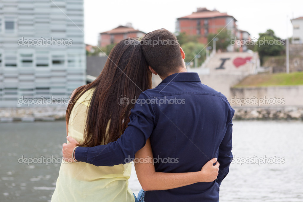 Young couple in love