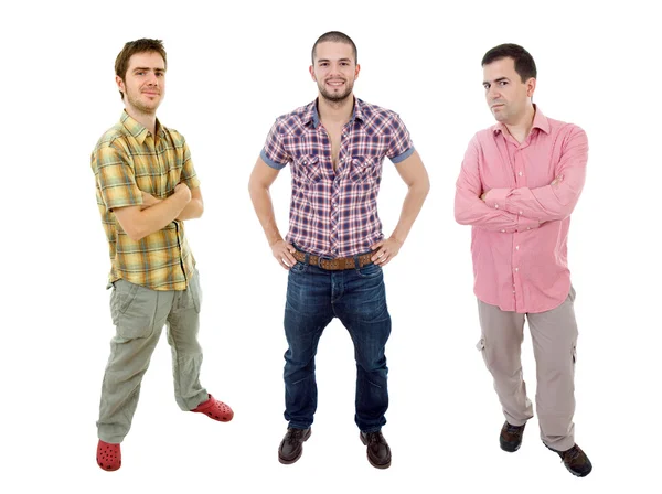 Drie mannen — Stockfoto