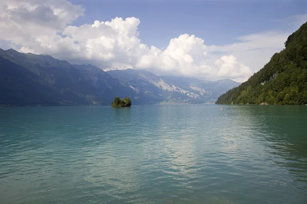 Lac suisse île — Photo