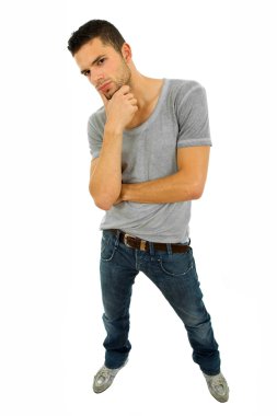 Genç casual adam