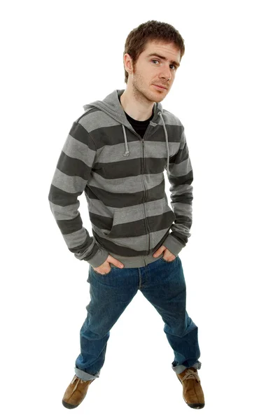 Young casual man full body — Stock Photo, Image