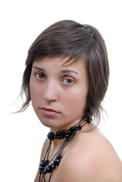 Портрет молодой женщины — стоковое фото