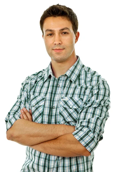 Retrato de hombre joven casual — Foto de Stock