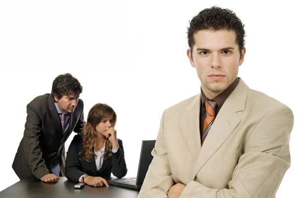 Trabajo en equipo empresarial joven — Foto de Stock