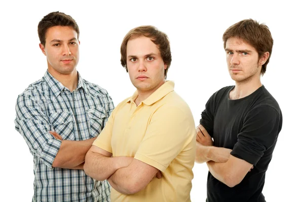 Three men — Stock Photo, Image