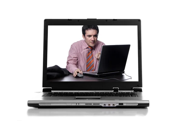 Laptop — Stockfoto